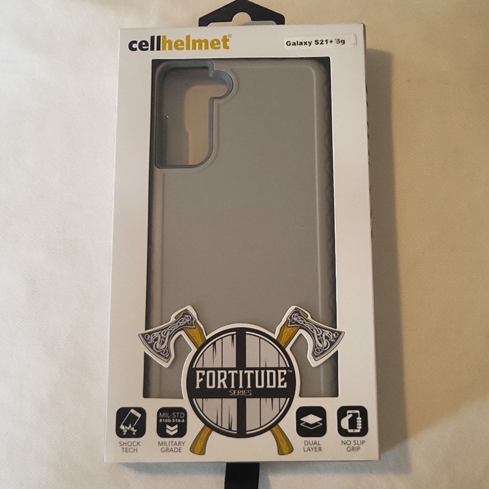 Samsung Galaxy S21+ 5G cellhelmet phone case, gray